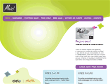 Tablet Screenshot of cartaomais.com.br